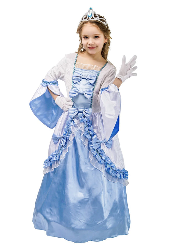 CHILDREN BLUE PRINCESS COSTUME
